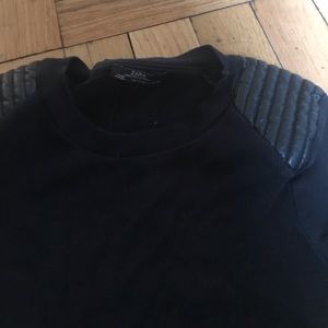 Black long sleeve top